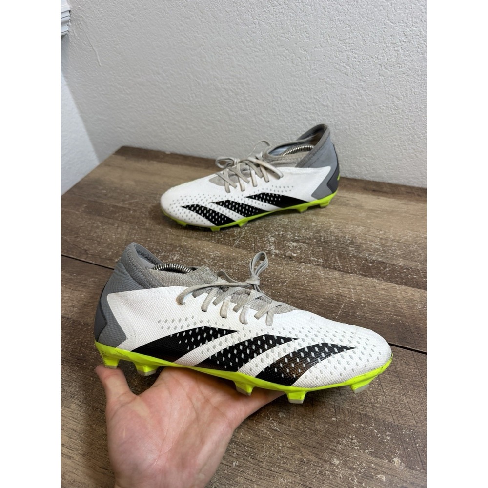 Adidas Predator Accuracy .3 FG White Lucid Lemon GZ0024 Mens Size 10 Soccer